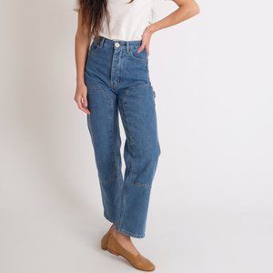 Jesse Kamm Patchfront Handy Pants in Cowboy Blue